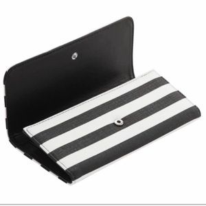 Kut from The Kloth Striped Black and White Wallet